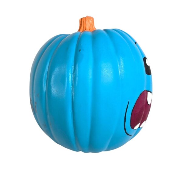 Mr Meeseeks Blue Foam Pumpkin Rick & Morty‎ 2017 Animated Halloween - Picture 3 of 10